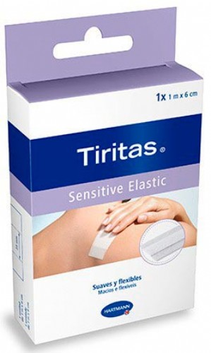 TIRITAS SENSITIVE - APOSITO ADHESIVO (ELASTIC 1M X 6 CM)