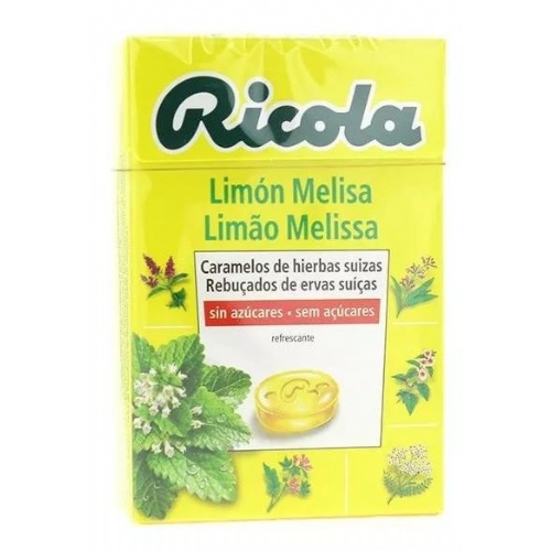 Ricola caramelos sin azucar (1 envase 50 g sabor limon)