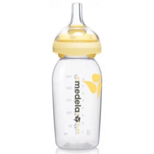 Medela bib leche mater con tetina calma 250ml