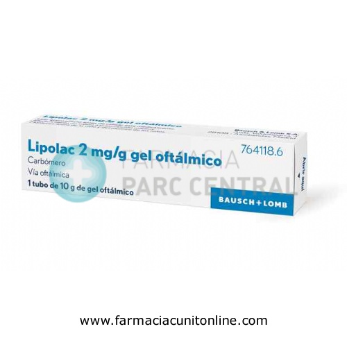 LIPOLASIC 2 mg/g GEL OFTALMICO , 1 tubo de 10 g