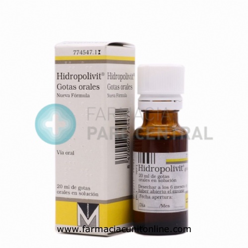 HIDROPOLIVIT GOTAS  ORALES EN SOLUCION , 1 frasco de 20 ml