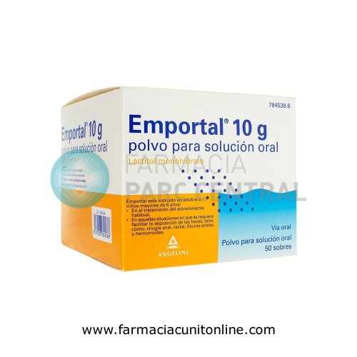EMPORTAL 10 g  POLVO PARA SOLUCION ORAL , 50 sobres
