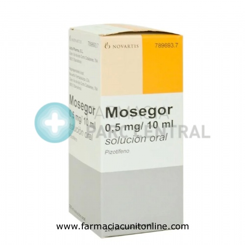 MOSEGOR 0,5 mg/10 ml SOLUCION ORAL, 1 frasco de 200 ml