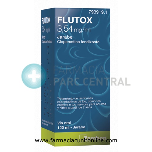 FLUTOX 3,54 mg/ml JARABE , 1 frasco de 120 ml