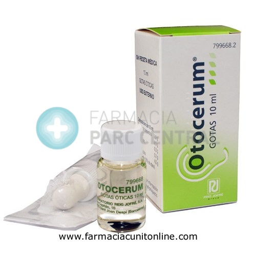 OTOCERUM  GOTAS OTICAS EN SOLUCION , 1 frasco de 10 ml