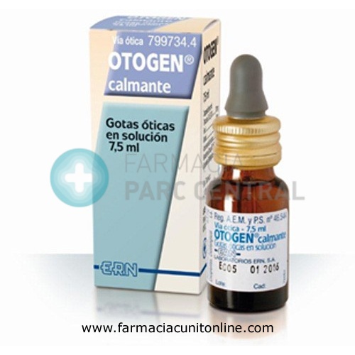 OTOGEN CALMANTE , 1 frasco de 7,5 ml