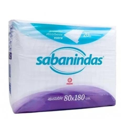 Protector de cama sabanindas 80 x 180 20 u