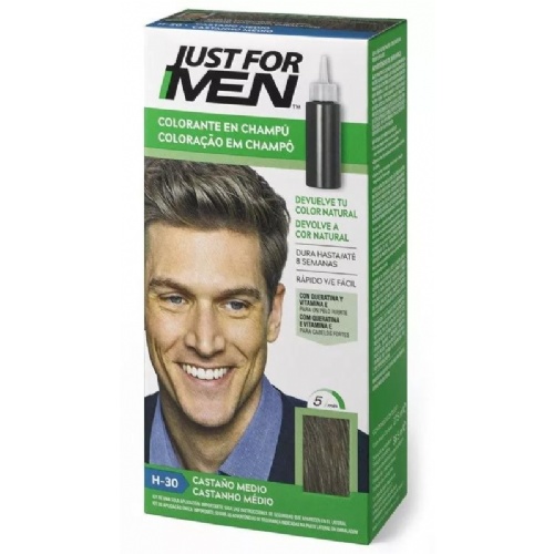 Just for men colorante en gel (1 envase 66 ml tono castaño medio natural)