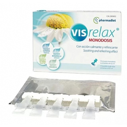 Vis relax esteril gotas oculares monodosis (10 viales)