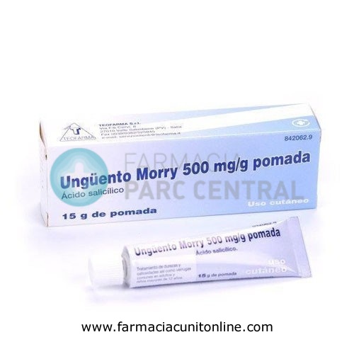 UNGÜENTO MORRY 500 mg/g POMADA, 1 tubo de 15 g