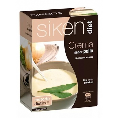Siken diet crema de pollo (7 sobres 22 g)