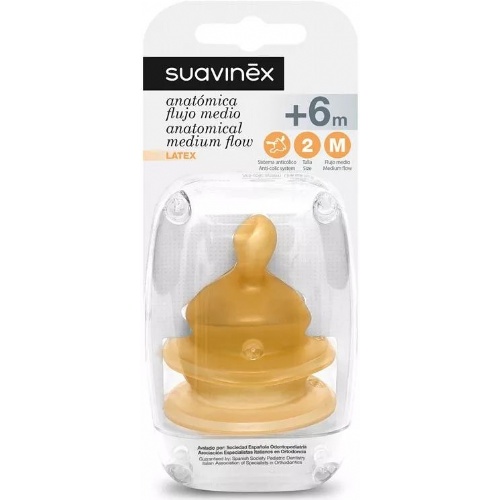 TETINA LATEX ANATOMICA - SUAVINEX (T 2 M 2 U)