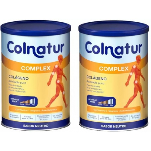 Colnatur complex  2 envases 330 g sabor neutro pack descuento duplo