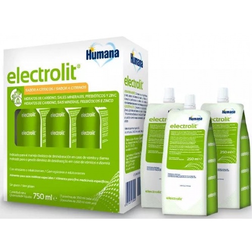 Electrolit liquido (3 envases 250 ml sabor citricos)