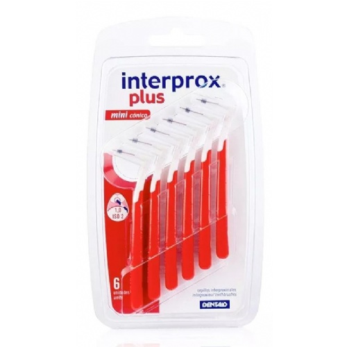 CEPILLO ESPACIO INTERPROXIMAL - INTERPROX PLUS (MINI CONICO 6 U)