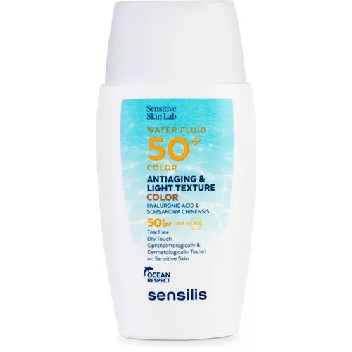 Sensilis water fluid spf 50+ fotoprotector  1 envase 40 ml color