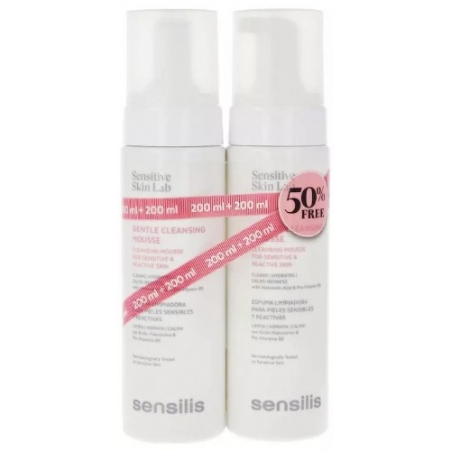 Sensilis duplo high gentle mousse lavante 2x200ml(ci)