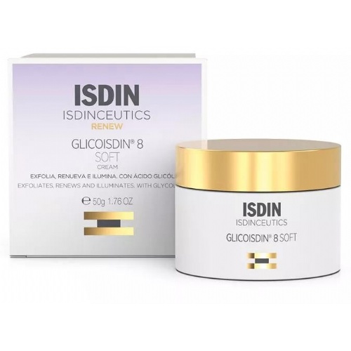 Isdinceutics glicoisdin 8 soft crema facial efecto peeling  1 tarro 50 ml