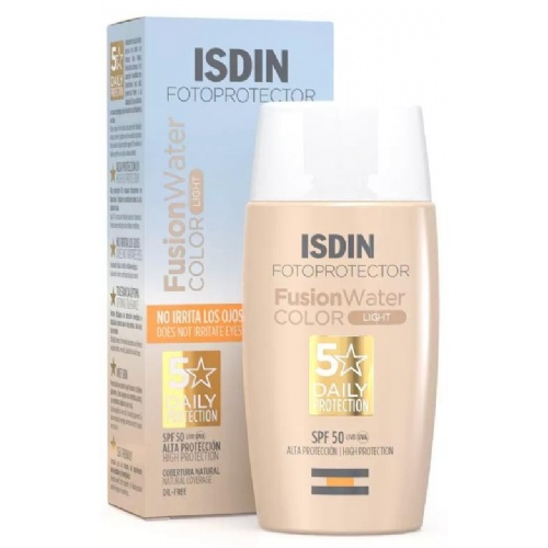 Isdin fotoprotector fusion water magic  1 frasco 50 ml color light
