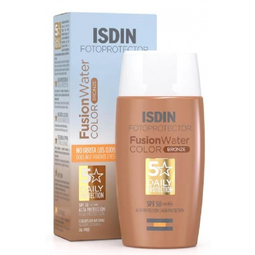 Isdin fotoprotector fusion water magic  1 frasco 50 ml color bronze