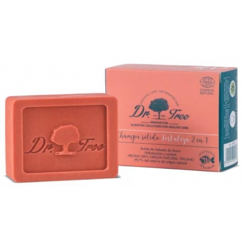 Dr. tree champu solido 2 en 1 fortaleza (1 envase 75 g)
