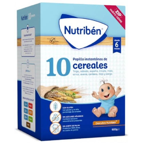 Nutriben 10 cereales (1 envase 600 g)