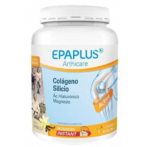 Epaplus colageno + silicio + hialuronico - + magnesio polvo (1 envase 326,86 g sabor vainilla)