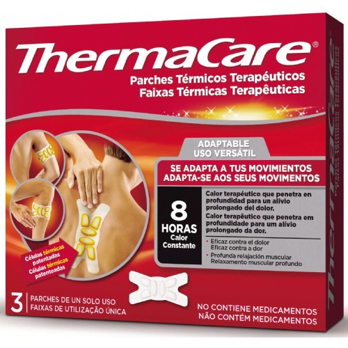 Thermacare adaptable parches termicos (3 parches)