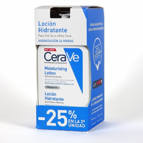 Cerave locion hidratante 2x473 ml (2Âªuni -25%)