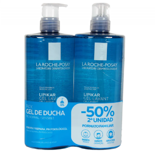 La roche posay lipikar gel lavant 2x1l