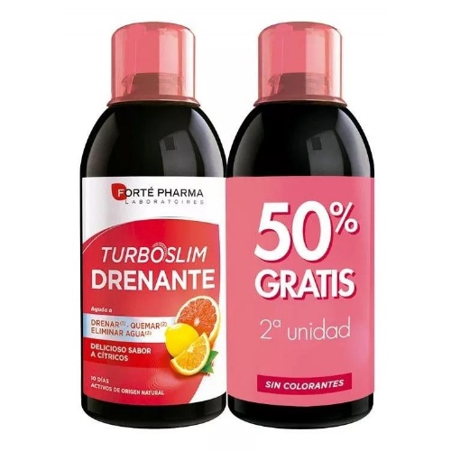 Turboslim duplo drenante citricos 2x 500ml (ci)