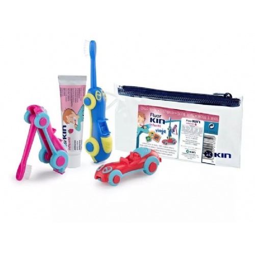 Cepillo dental infantil + pasta dental - kin (pack infantil)