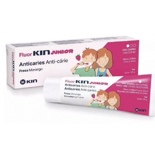 Fluor kin pasta junior (1 tubo 75 ml sabor cola)