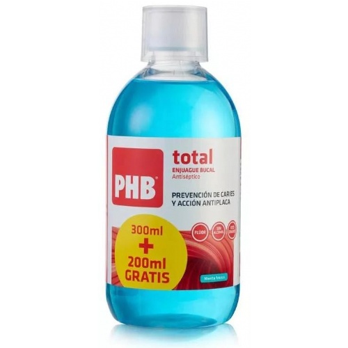 Phb total enjuague bucal (1 envase 300 ml + 1 envase 200 ml)
