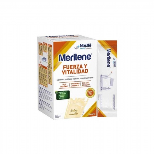 Meritene fuerza y vitalidad batido (15 sobres 30 g sabor vainilla)