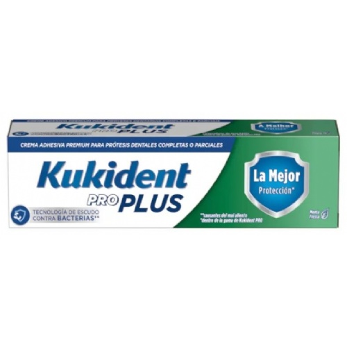 Kukident pro plus barrera anticomida  1 envase 40 g sabor fresco