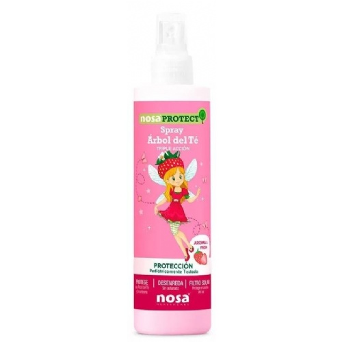 Nosa spray desenredante arbol del te rosa (1 envase 250 ml)