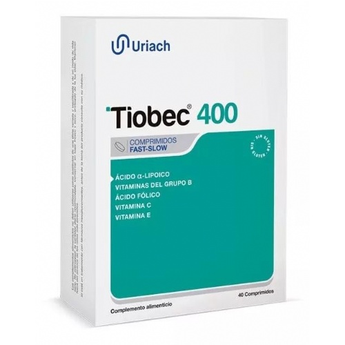 Tiobec 400  40 comprimidos fast slow