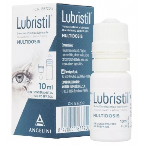 Lubristil solucion oftalmica lubricante (1 envase multidosis 10 ml)