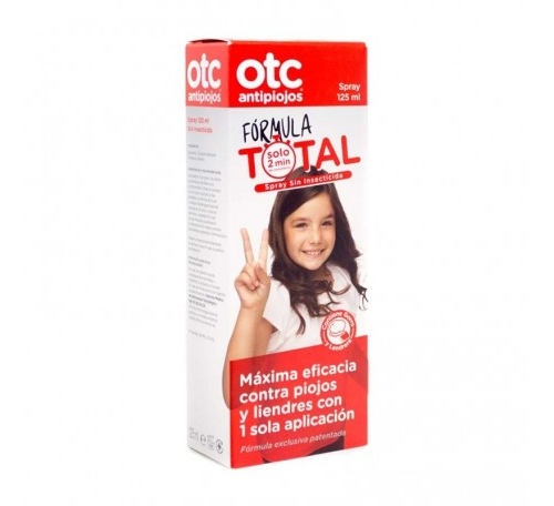 Otc antipiojos formula total pediculicida spray  1 envase 125 ml