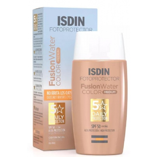 Isdin fotoprotector fusion water magic  1 frasco 50 ml color medium