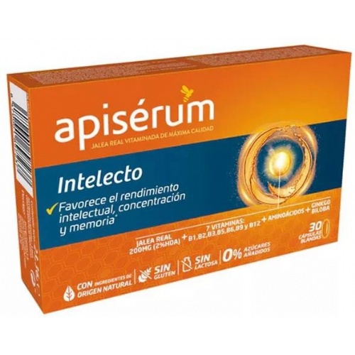 Apiserum intelecto (30 capsulas blandas)