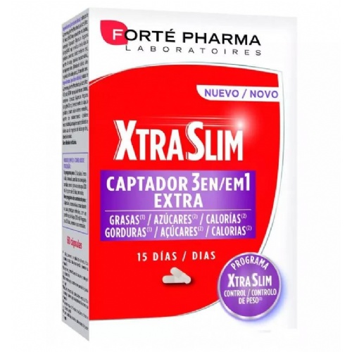 Xtraslim captador 3 en 1 (60 capsulas)