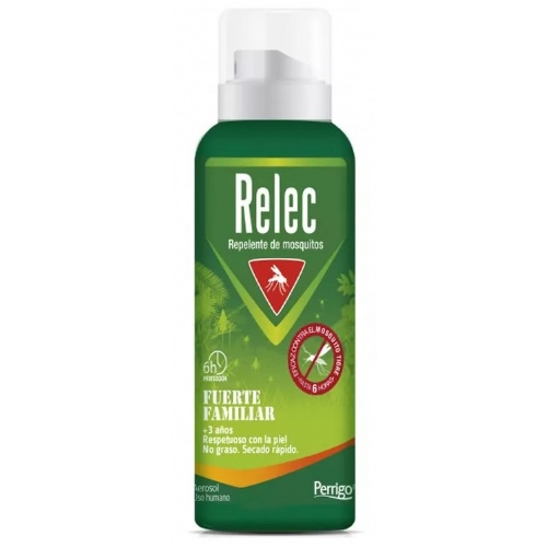 Relec fuerte familiar repelente de mosquitos de uso humano  1 envase 125 ml