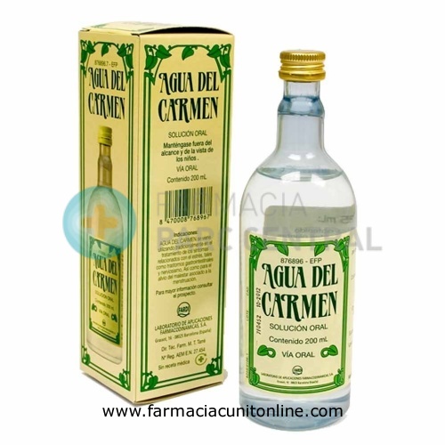 AGUA DEL CARMEN SOLUCIÓN ORAL , 1 frasco de 200 ml