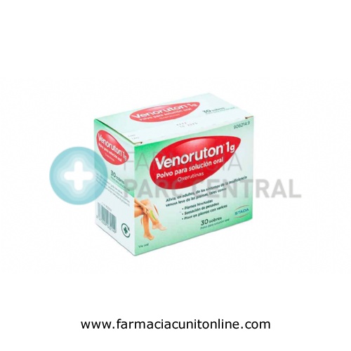 VENORUTON OXERUTINAS 1 G POLVO PARA SOLUCION ORAL, 30 sobres