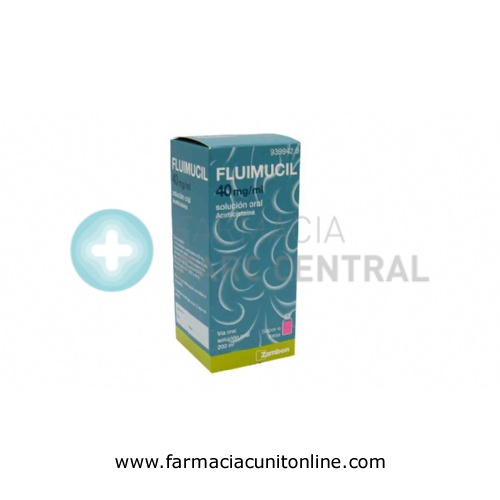 FLUIMUCIL 40mg/ml SOLUCION ORAL , 1 frasco de 200 ml