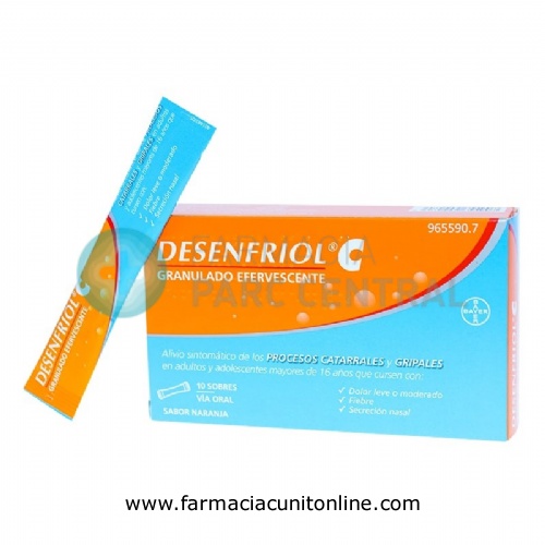DESENFRIOL C GRANULADO EFERVESCENTE , 10 sobres