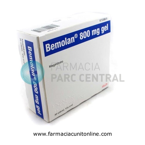 BEMOLAN 800 mg GEL ORAL , 30 sobres