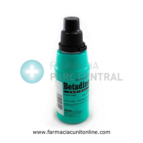 BETADINE VAGINAL 100 MG/ML SOLUCION VAGINAL , 1 frasco de 125 ml